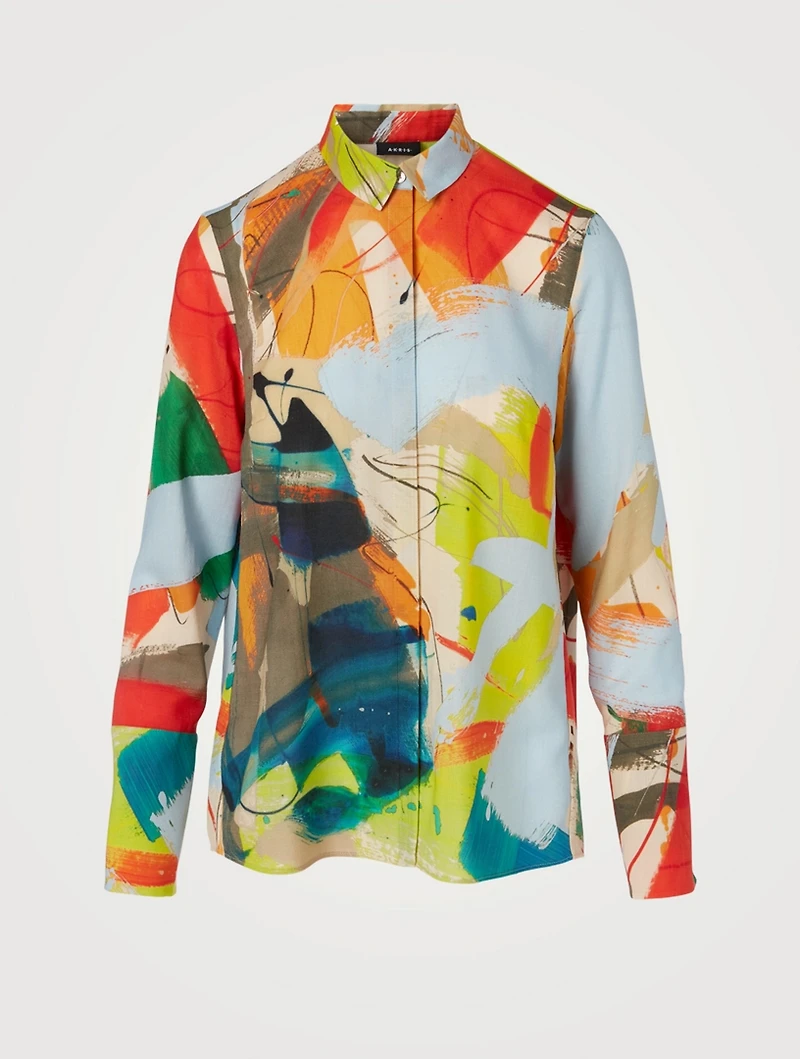 Wool Blouse Strokes On Paper Print