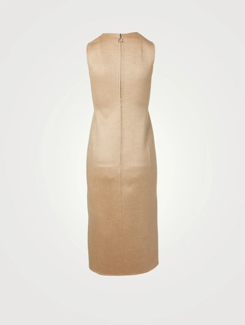 Wool Cashmere And Silk Sheath Dress