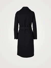 Cashmere Coat With Belt