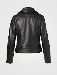 Kylie Leather Moto Jacket