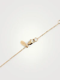 Love Letter 14K Gold A Necklace With Diamond
