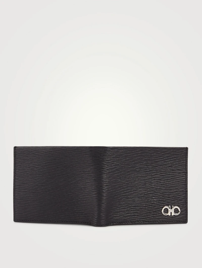 Leather Gancini Bifold Wallet