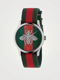 G-Timeless Web Strap Watch