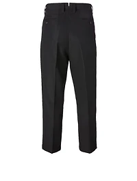 Wool Straight-Leg Pants