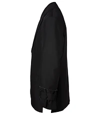 Two-Button Jacket With Buckles