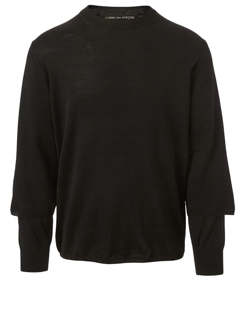 Wool Worsted Yarn Sweater