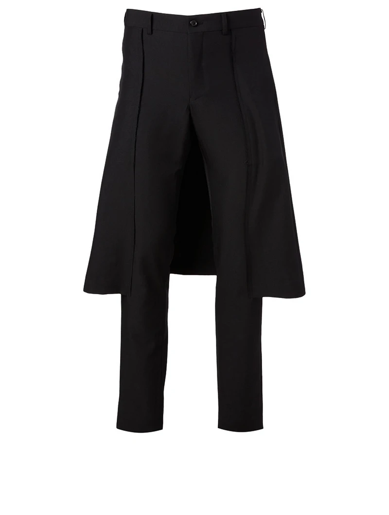Pants With Overlay
