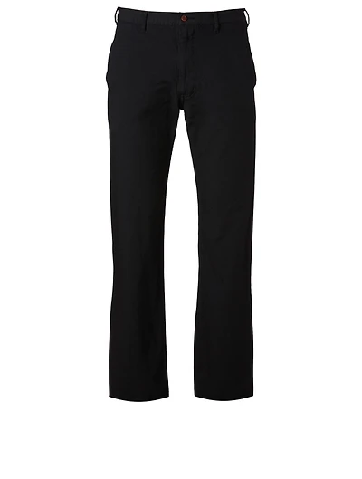 Oxford Straight-Leg Pants