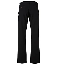 Oxford Straight-Leg Pants