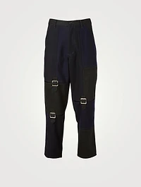Wool Buckle Pants