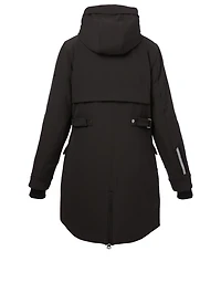 Anja Bonded Slim-Fit Parka With Hood