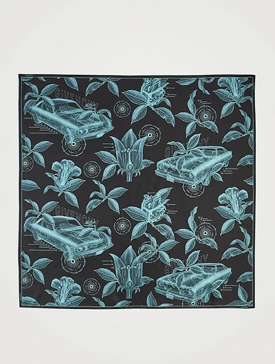 Schematics Silk Scarf