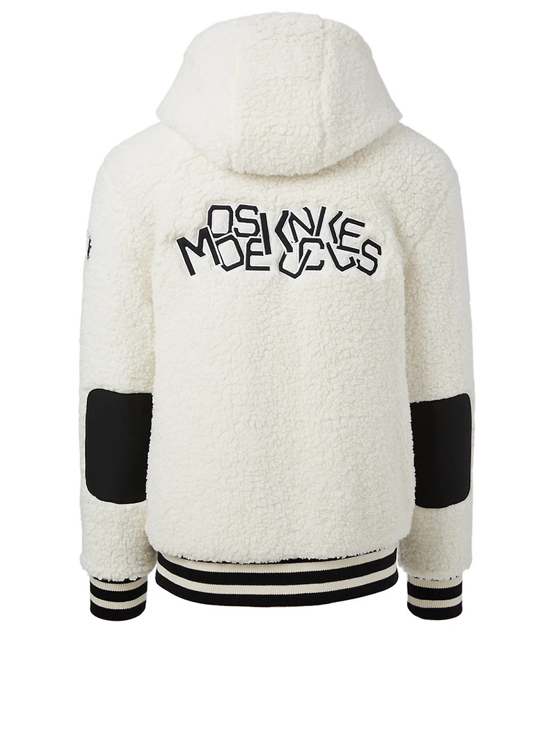 Dewson Sherpa Varsity Jacket With Hood