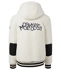 Dewson Sherpa Varsity Jacket With Hood