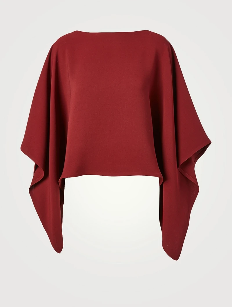 Silk Boatneck Blouse