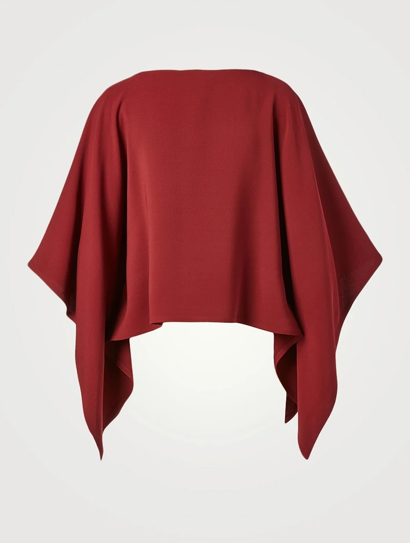 Silk Boatneck Blouse