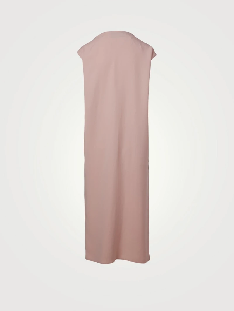 Cady Georgette Long Vest