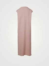 Cady Georgette Long Vest