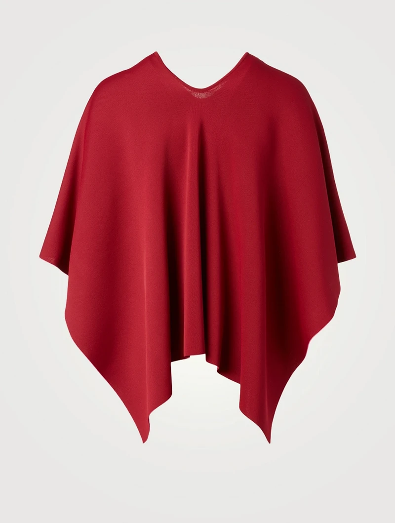 Asymmetric Poncho Sweater