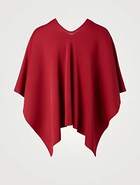 Asymmetric Poncho Sweater