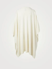 Wool And Cashmere Poncho Sweater