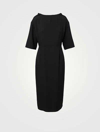 Cady Evolution Three-Quarter Sleeve Midi Dress