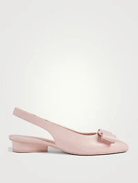 Viva Leather Slingback Pumps