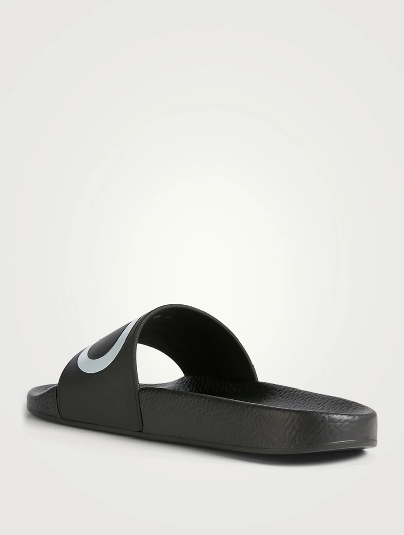 Groovy Gancini PVC Slide Sandals