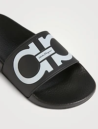 Groovy Gancini PVC Slide Sandals