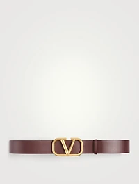 VLOGO Leather Belt