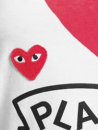 Cotton Heart T-Shirt With Logo Graphics