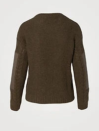 Cable Knit Alpaca Wool-Blend Sweater