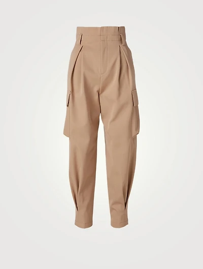 High-Waisted Cargo Pants