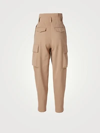 High-Waisted Cargo Pants