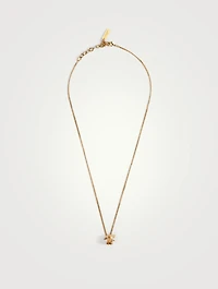 YSL Monogram Twist Pendant Necklace