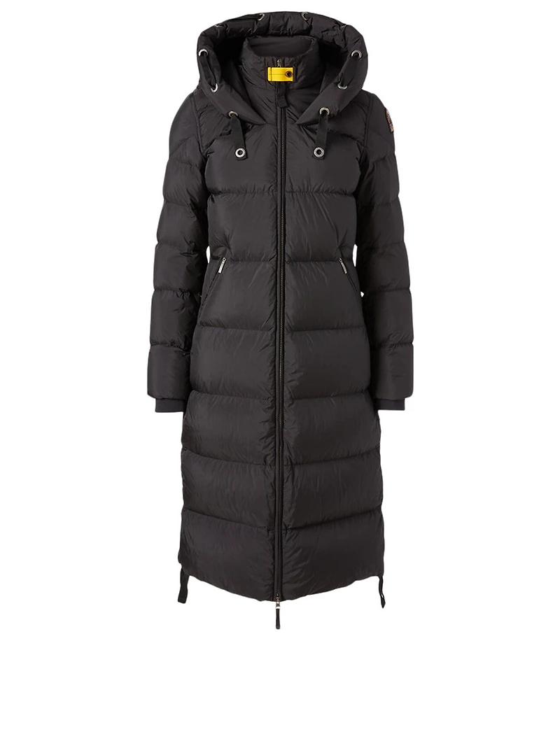 Panda Down Long Parka With Hood