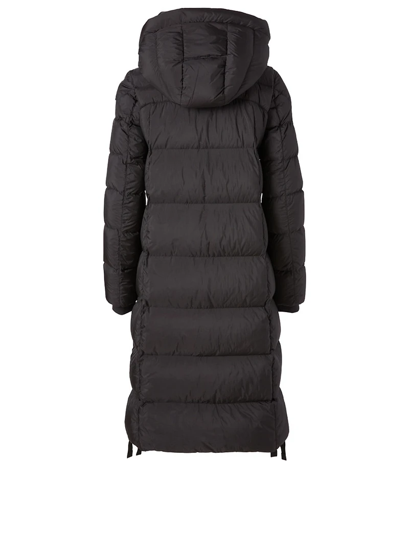 Panda Down Long Parka With Hood