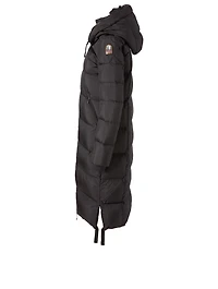 Panda Down Long Parka With Hood