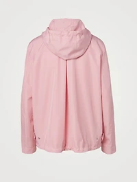 Techno Short Coat With Hood
