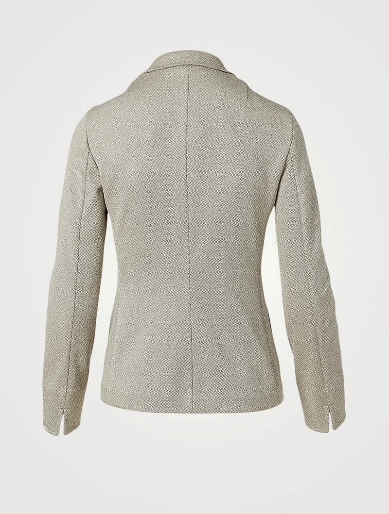Fitted Single-Breasted Blazer