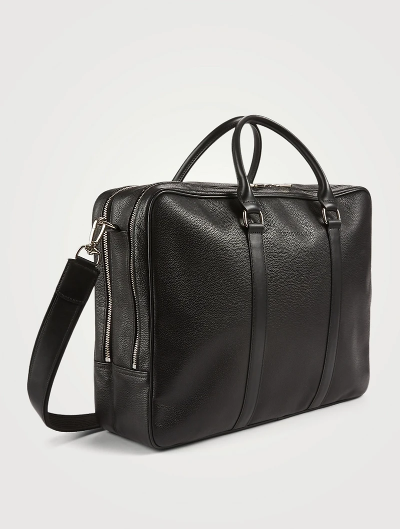 Large Le Foulonné Leather Briefcase