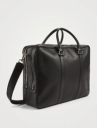 Large Le Foulonné Leather Briefcase