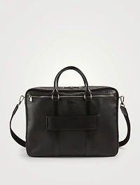 Large Le Foulonné Leather Briefcase