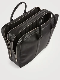 Large Le Foulonné Leather Briefcase