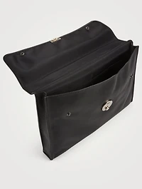 Small Le Foulonné Leather Briefcase
