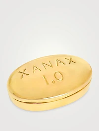Xanax Brass Pill Box