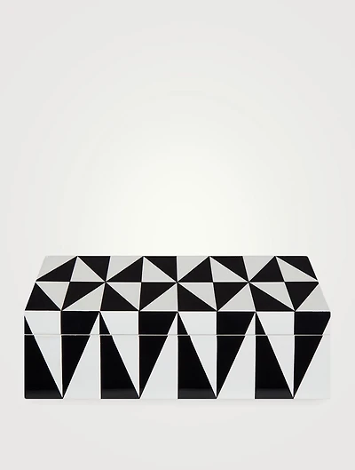 Medium Op Art Lacquer Box