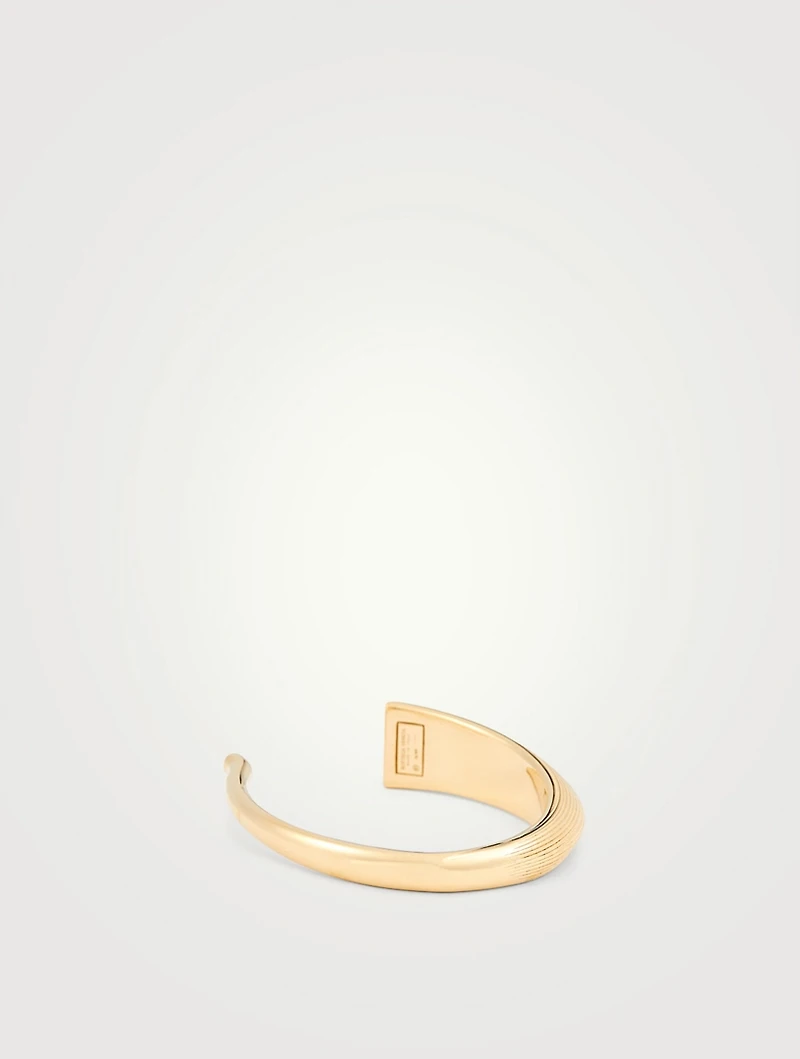 18K Goldplated Shooting Star Cuff Bracelet