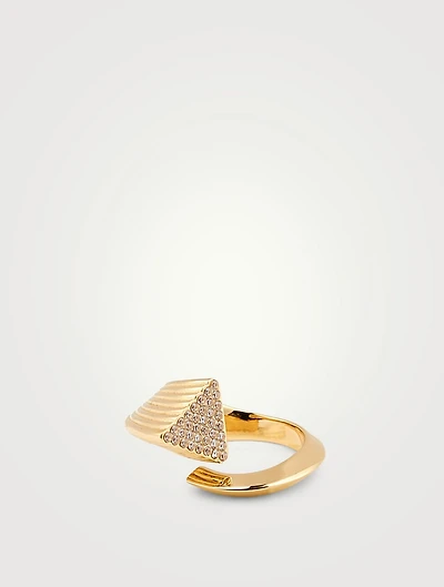 18K Goldplated Shooting Star Ring