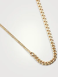 18K Goldplated Mixed Chain Necklace